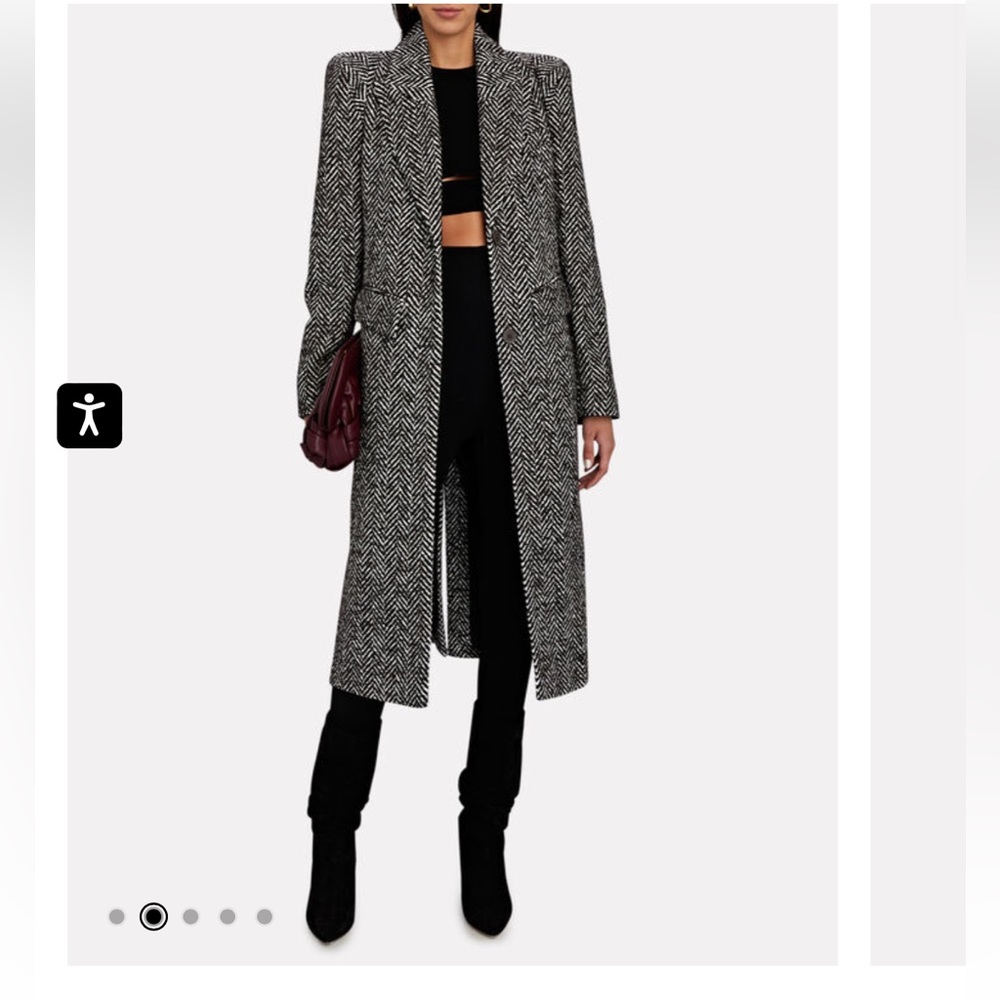 SMYTHE Pagoda Brando Herringbone Coat